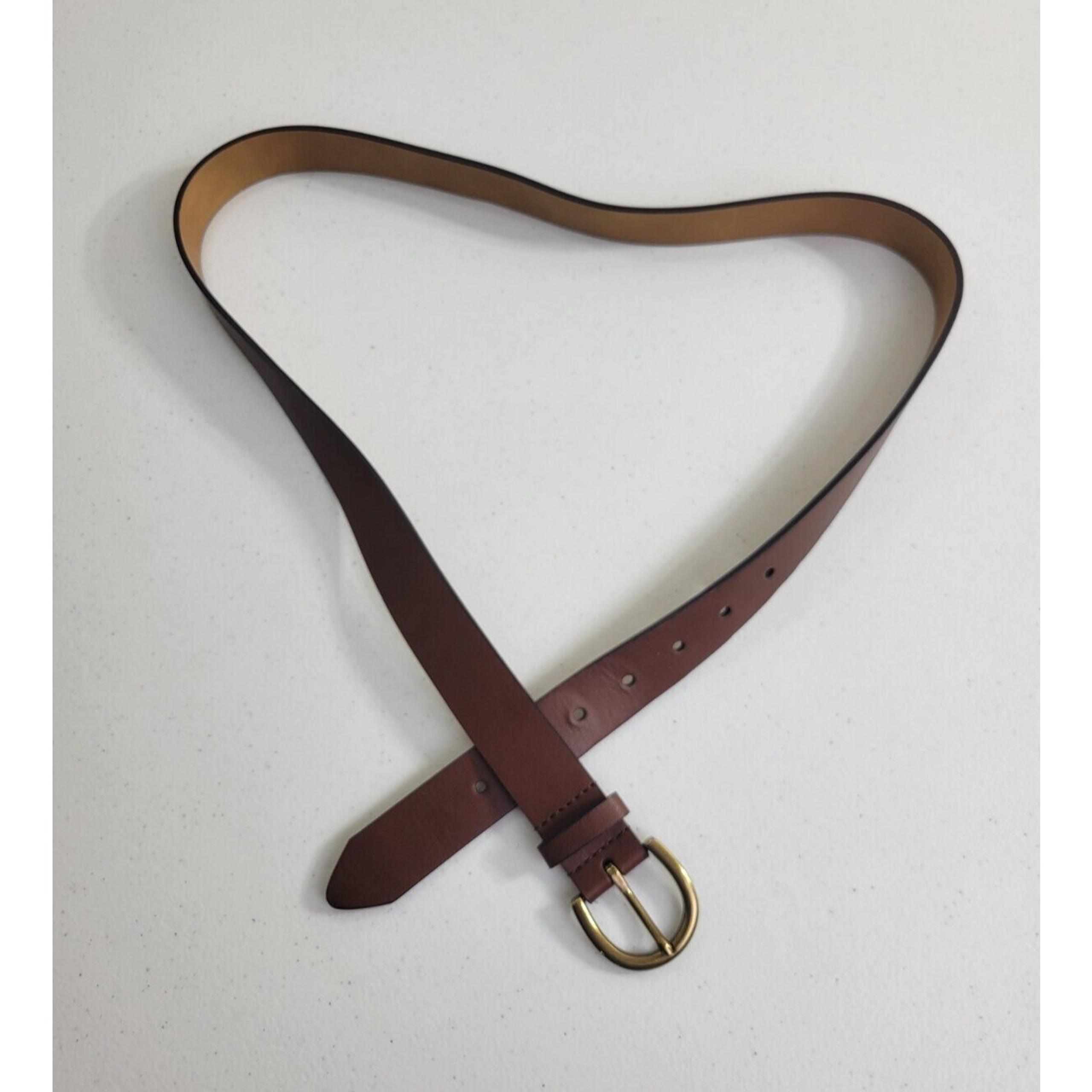Chaps Belt Brown Synthetic Leather Formal Career Casual Dress Women's Size 1X