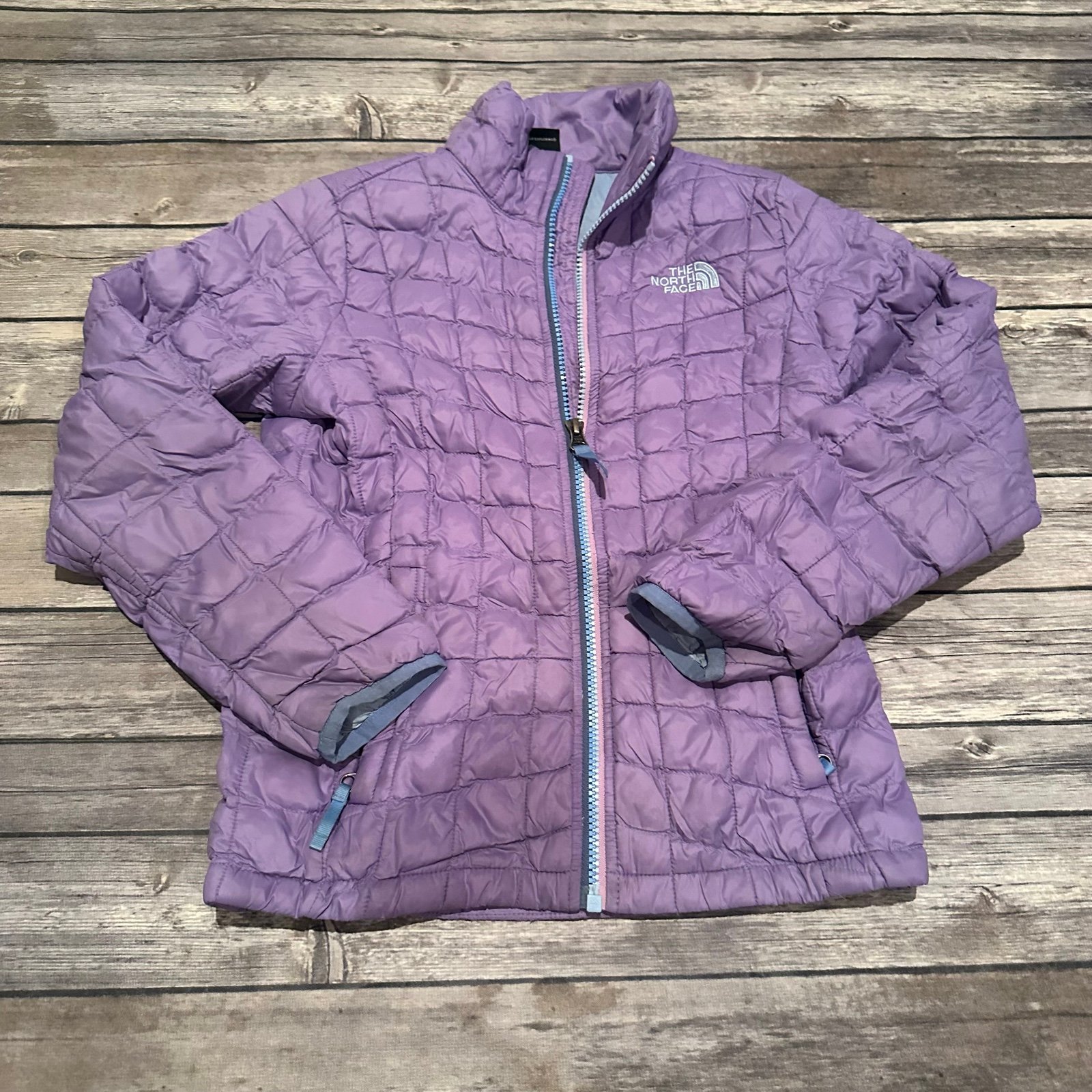 North face purple jacket