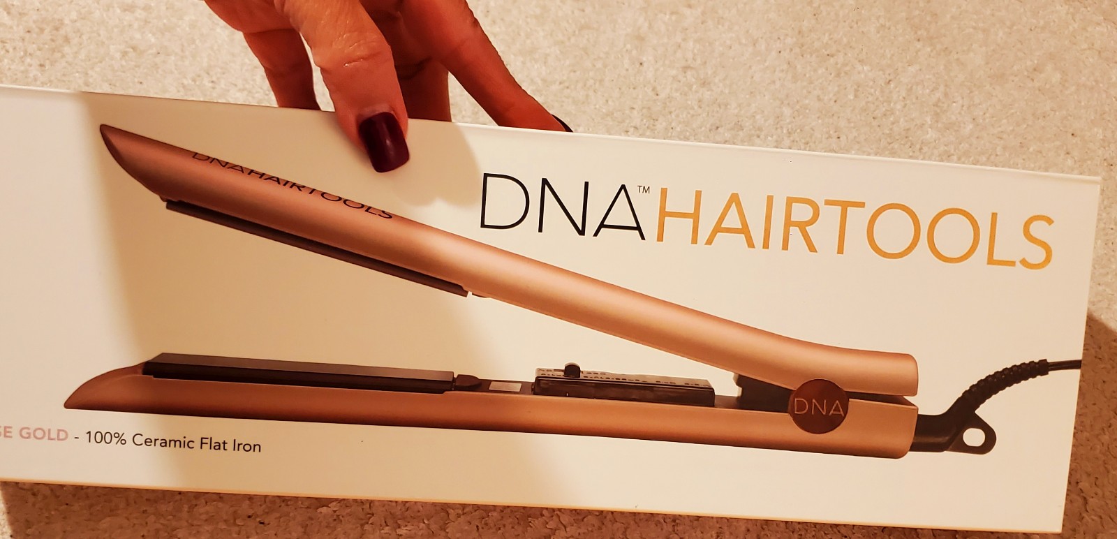 DNA Hair tools ROSE GOLD Ceramic Flat Iron Hairtools