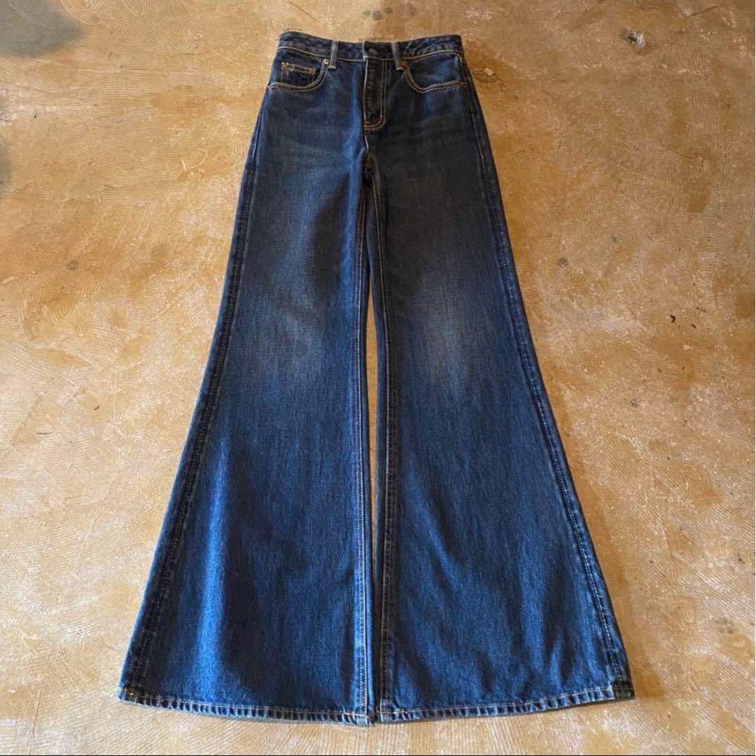 00's Vintage Wide Archive Flare Denim Y2K Grunge