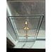 Vintage Stained Glass Window SunCatcher Tiffany Style Clear Peach Color Art Deco
