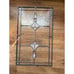 Vintage Stained Glass Window SunCatcher Tiffany Style Clear Peach Color Art Deco
