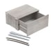 Genevieve Gray Adjustable Closet Organizer Large Drawer Kit