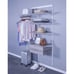 Genevieve Gray Adjustable Closet Organizer Large Drawer Kit