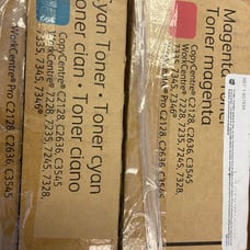 2 Genuine Xerox toners Cyan 006R01176 and Magenta 006R01177 factory sealed NEW