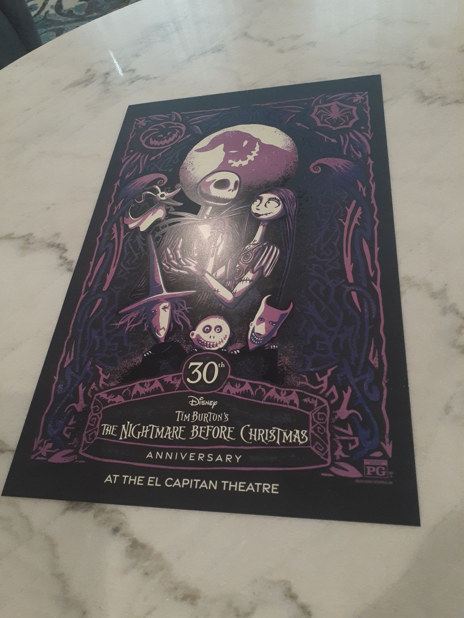 Disney 'The Nightmare Before Christmas' Poster - 30th Anniversary