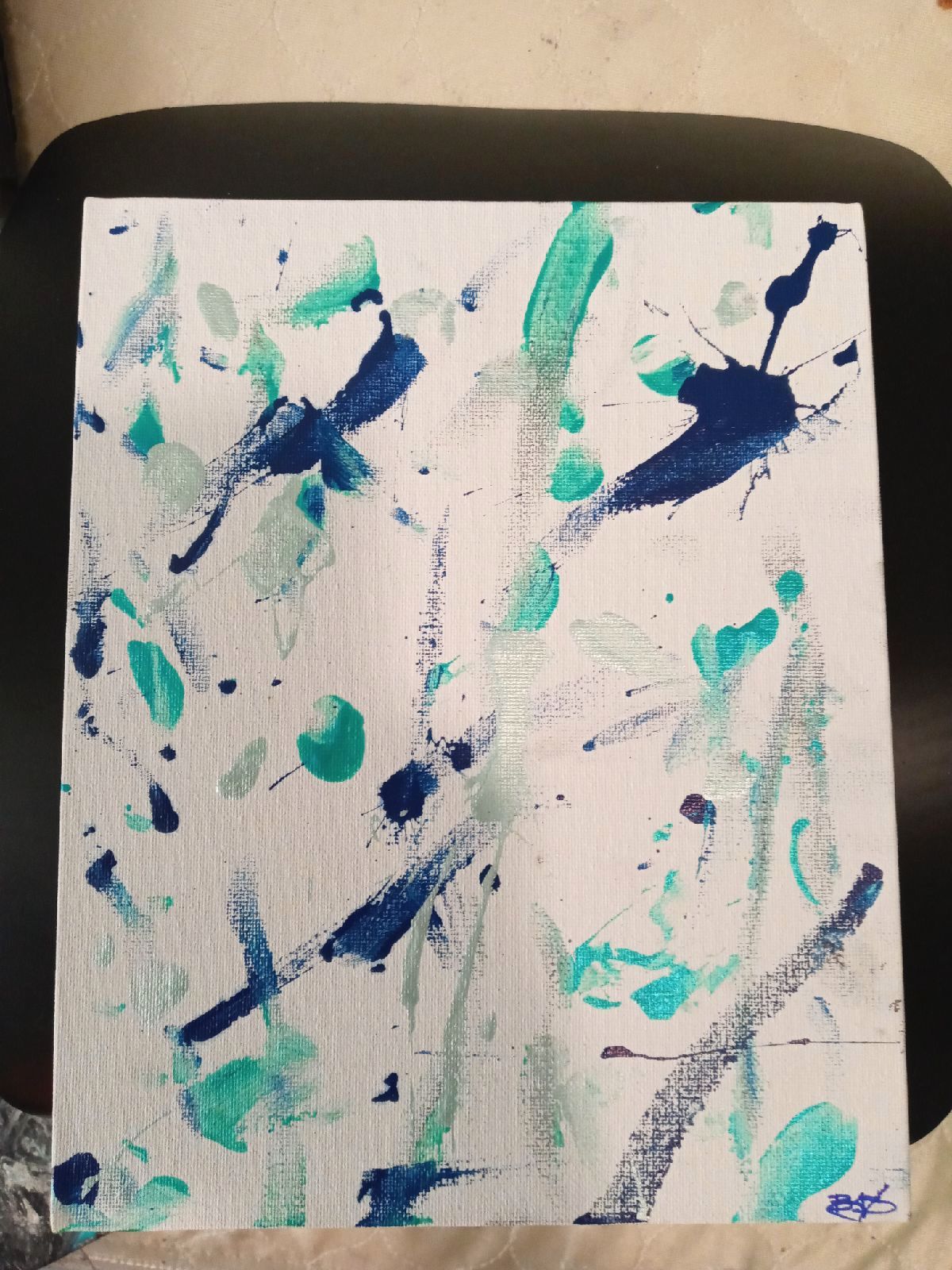 Rare original print canvas painting