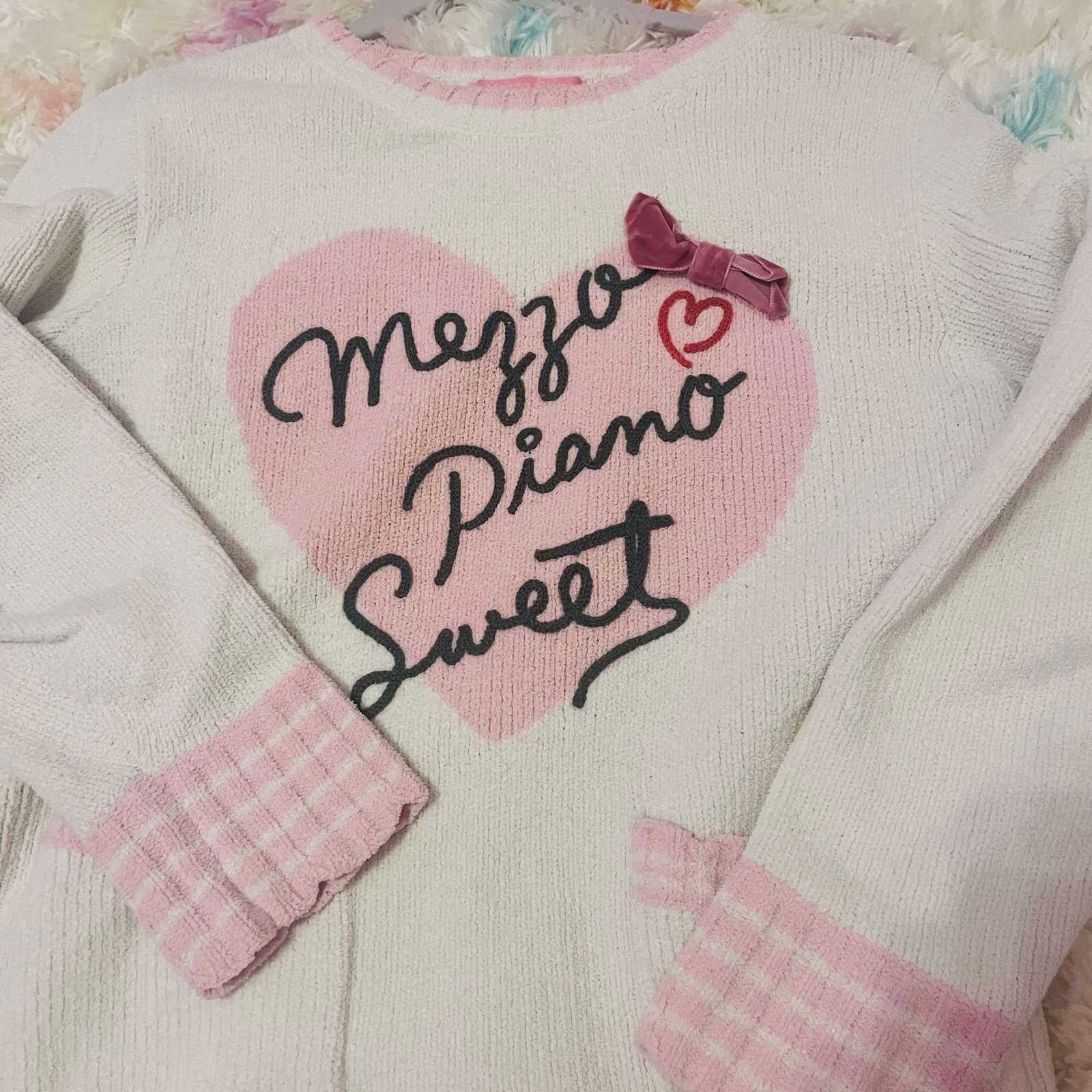 mezzo piano knit sweater DO NOT BUY RN. MESSAGE IF INTERESTED