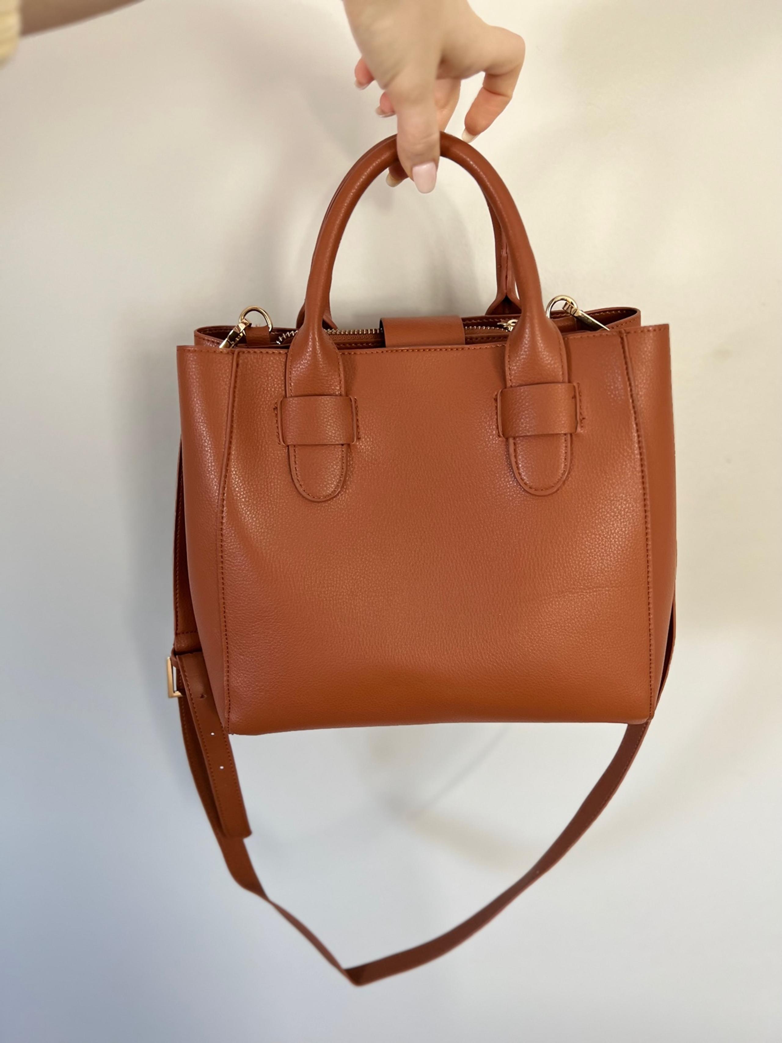 Forever 21 faux leather tote bag