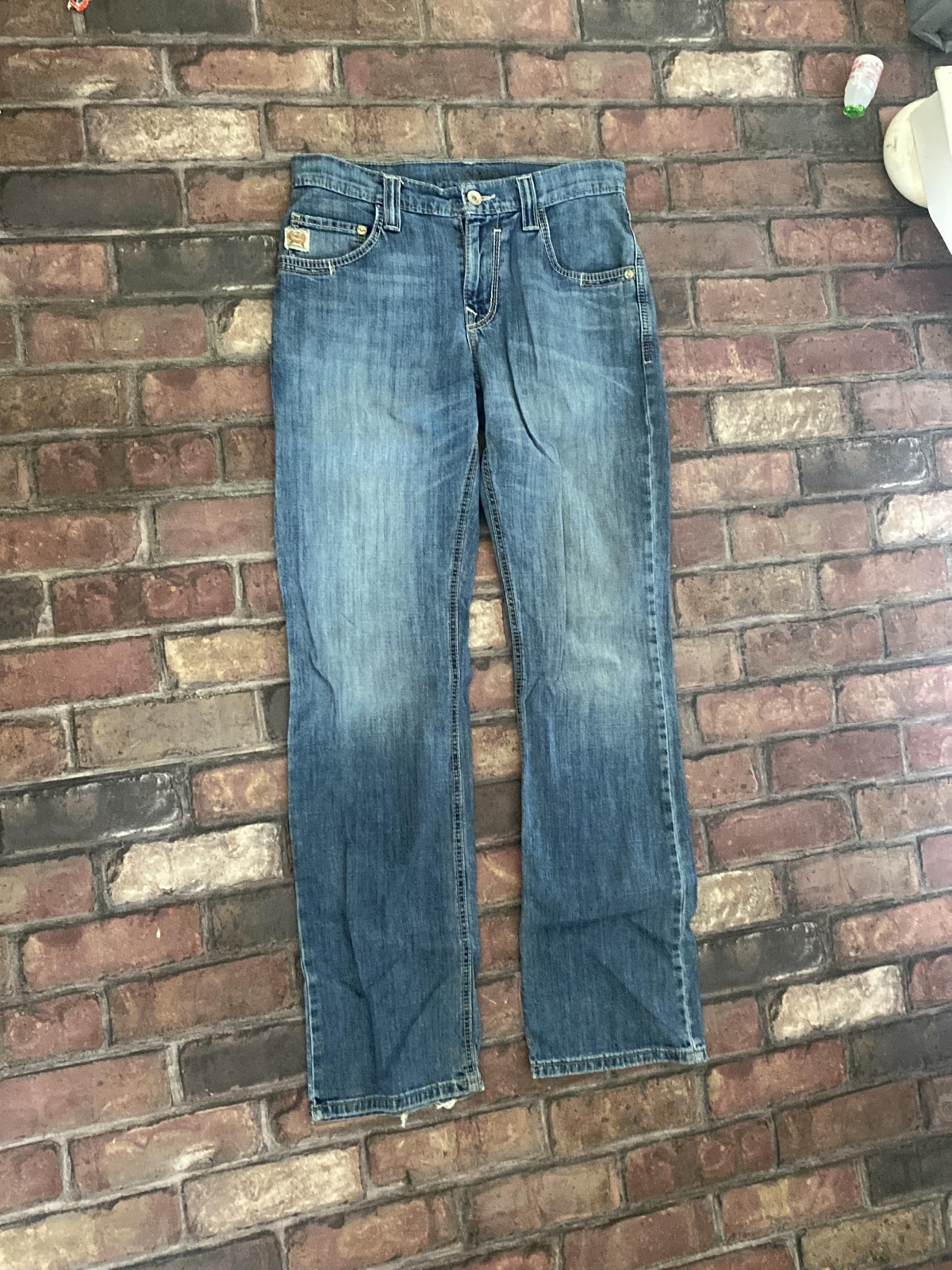 cinch blue boot cut jeans for men