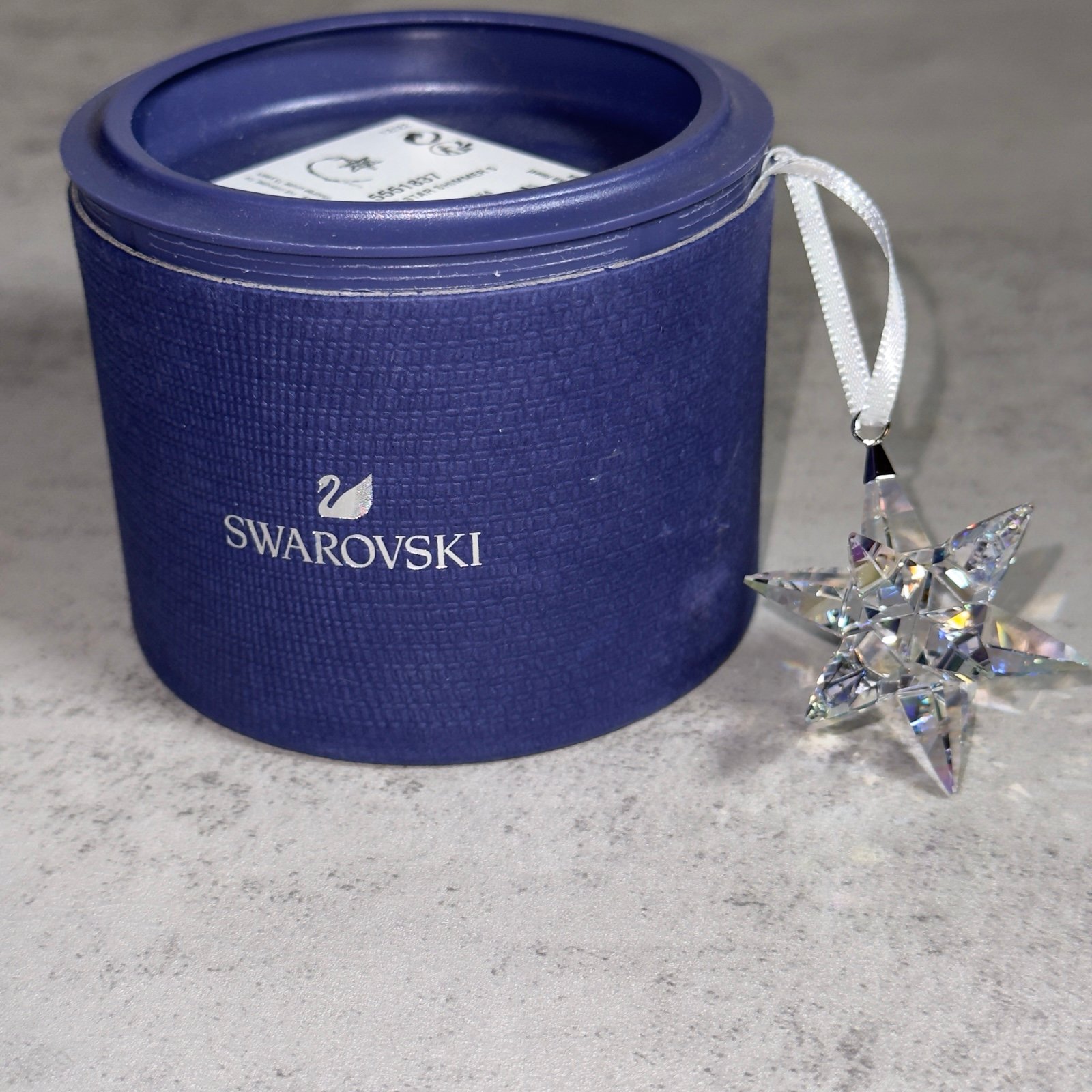 SWAROVSKI CRYSTAL 2024 CLASSIC SHIMMER STAR ORNAMENT SMALL #5551837 BRAND NIB