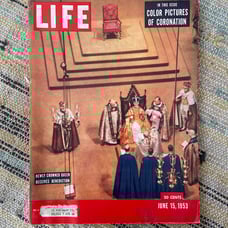 LIFE Magazine QUEEN ELIZABETH coronation June 15, 1953 Great Britain Vintage