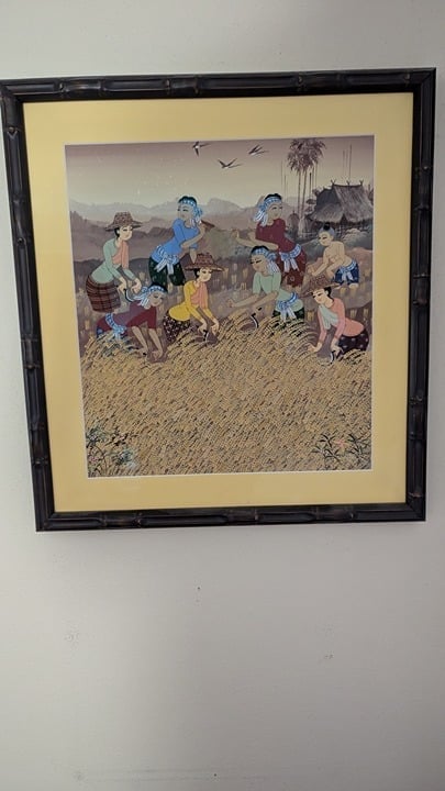 Beautiful handmade Thai painting