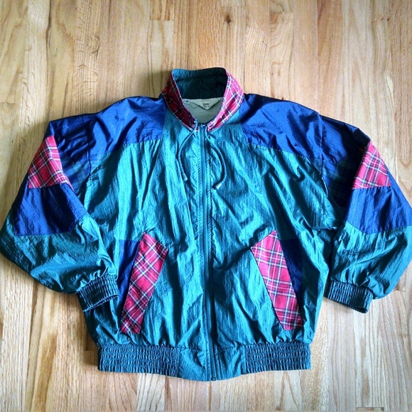 Vintage 80s nylon track suit size S