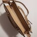 Michael Kors Biege Vivianne Patent Messenger Bag