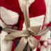 candy cande pillow with faux furry blanket