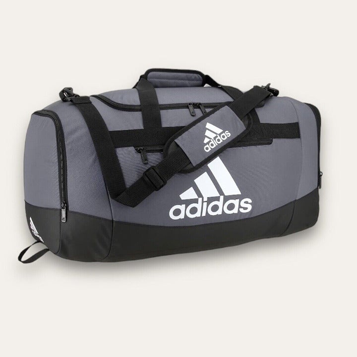 Adidas Defender IV Medium Duffel Bag Team Onnix Grey New Authentic