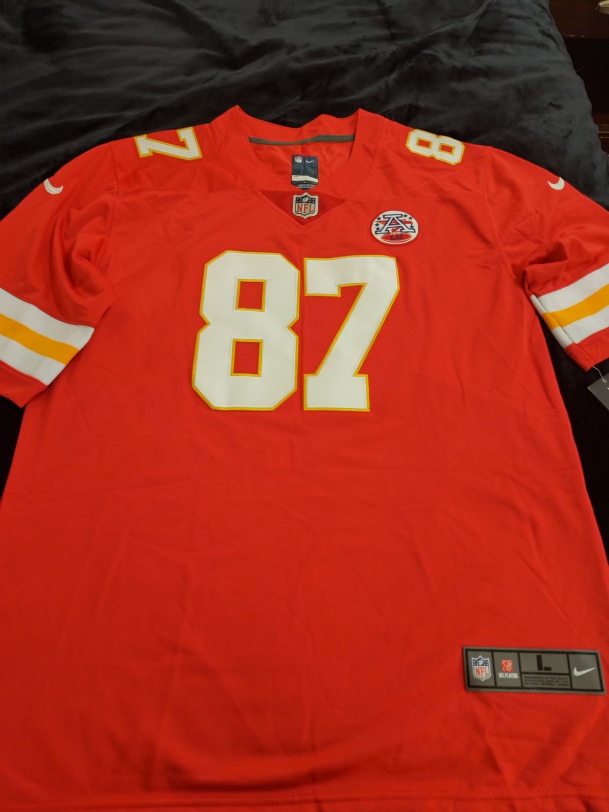 Kansas City Chiefs Travis Kelce Nike Home Jersey size Large
