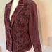embroidered beaded jacket M