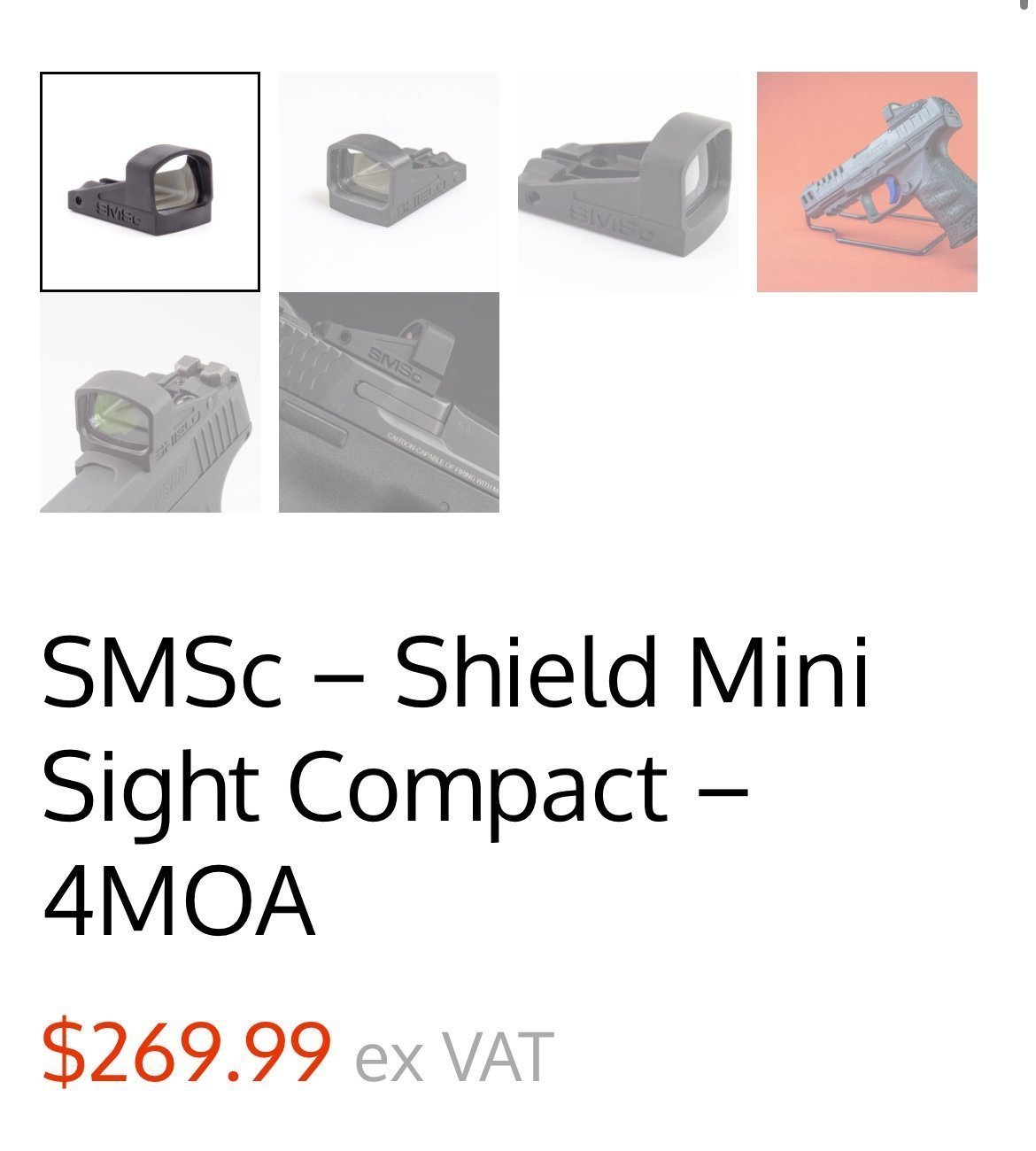SMSc – Shield Mini Sight Compact – 4MOA