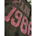 Victoria’s Secret pink, black and hot pink crewneck sweatshirt - 1989 with rhine