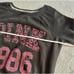 Victoria’s Secret pink, black and hot pink crewneck sweatshirt - 1989 with rhine
