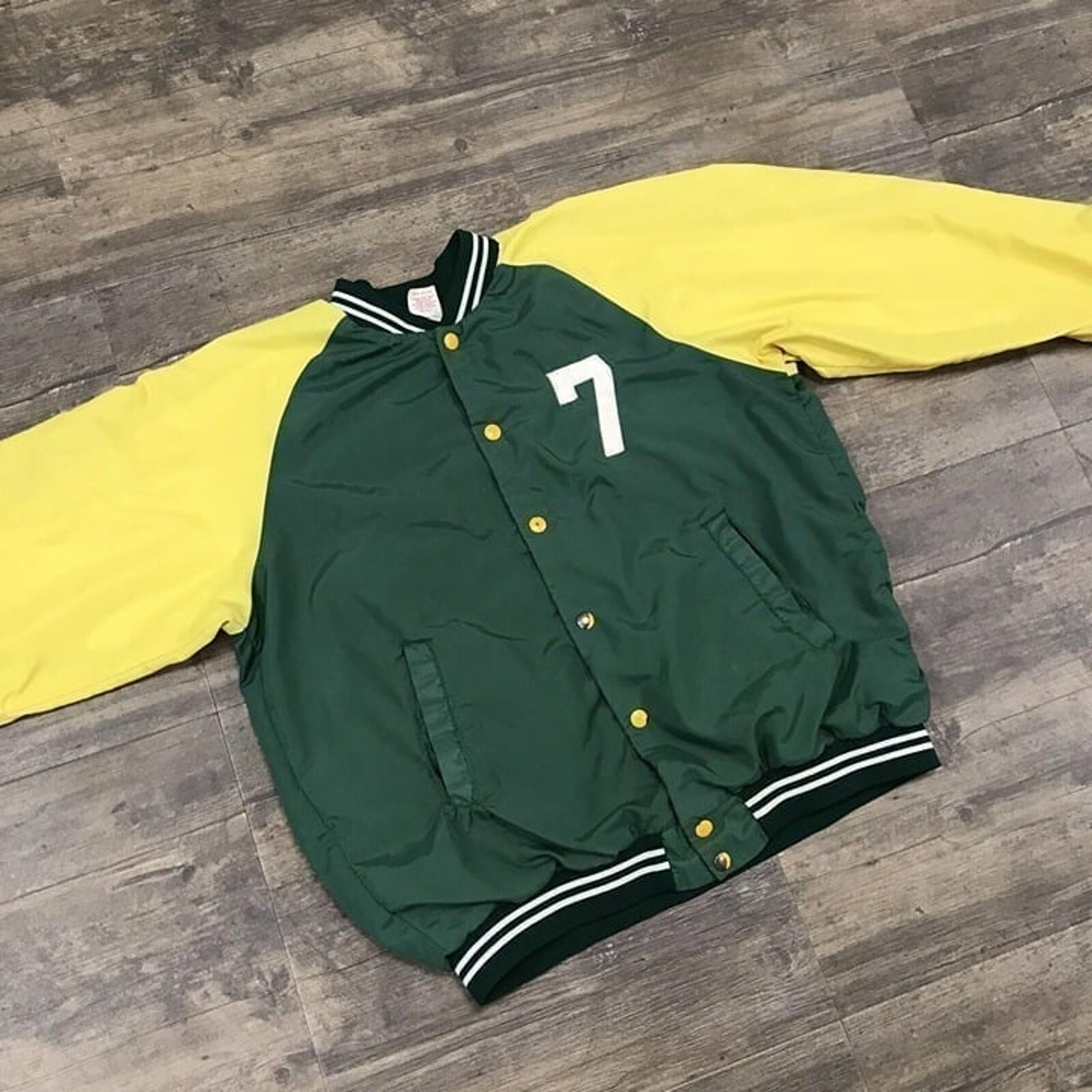 Vintage 70'S Russell Athletic Jacket Sioux City, IA Satin Ringer Men Size Large