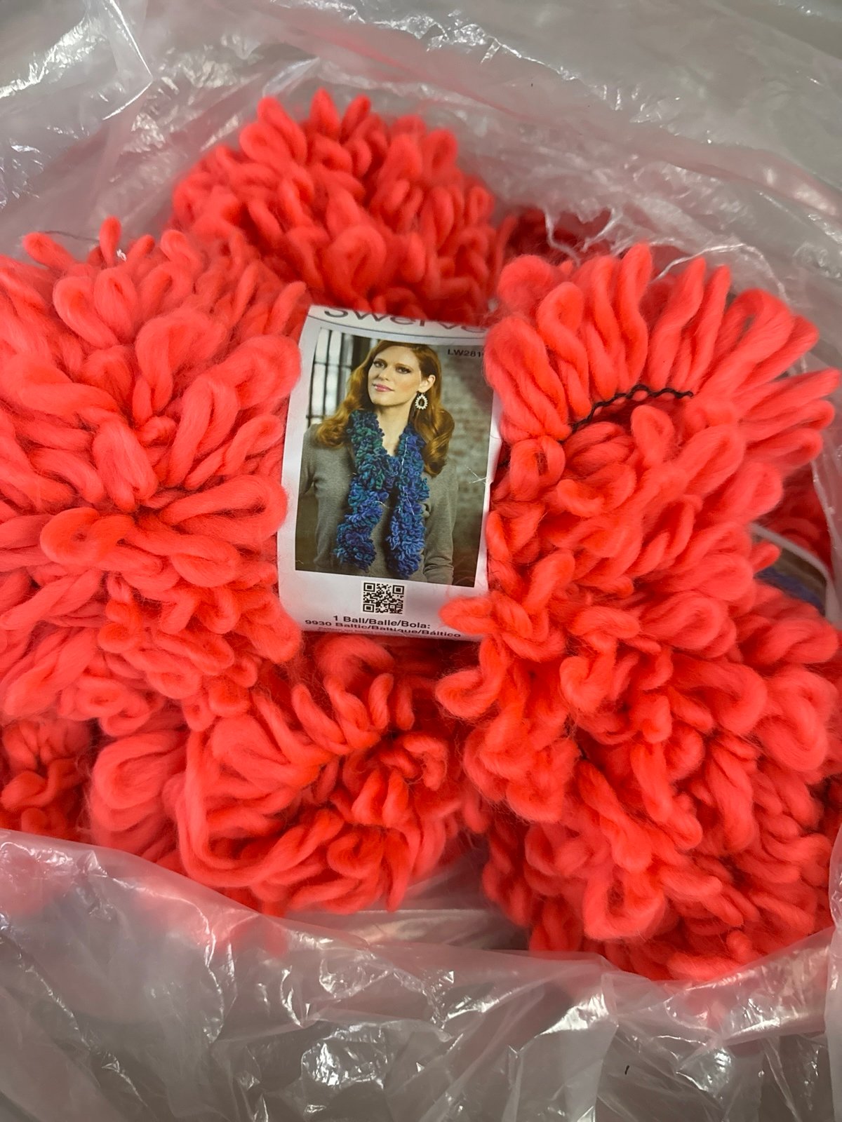 Red Heart Boutique Swerve yarn lot of 10! Berrylicious