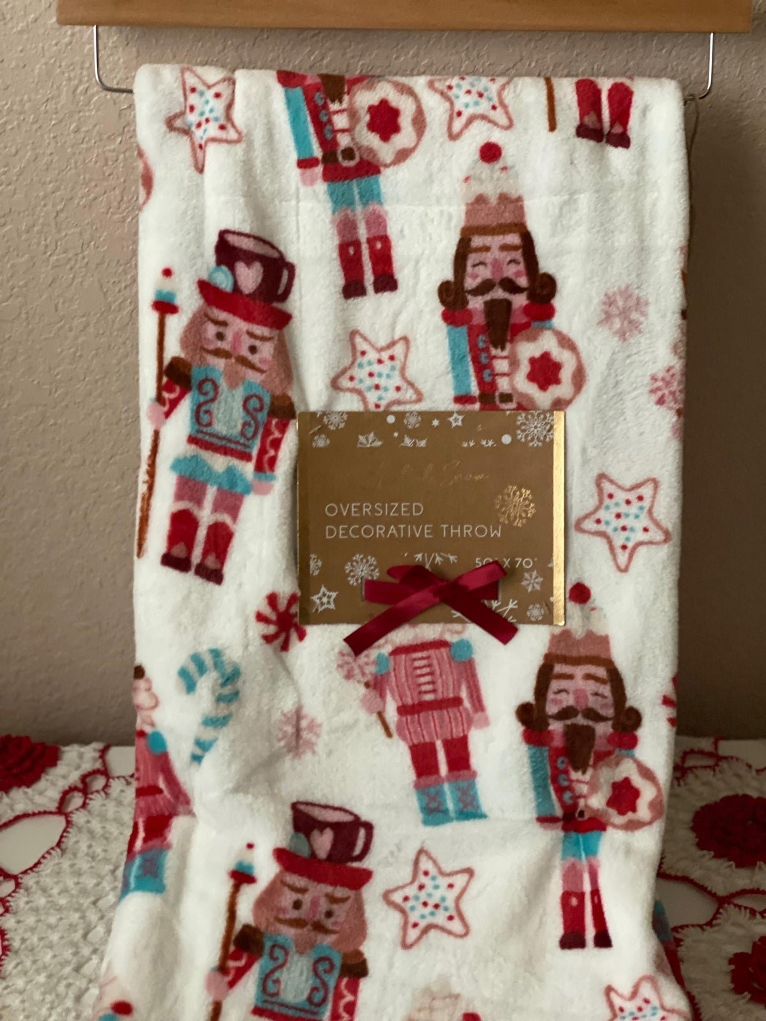 Pastel Nutcracker Throw