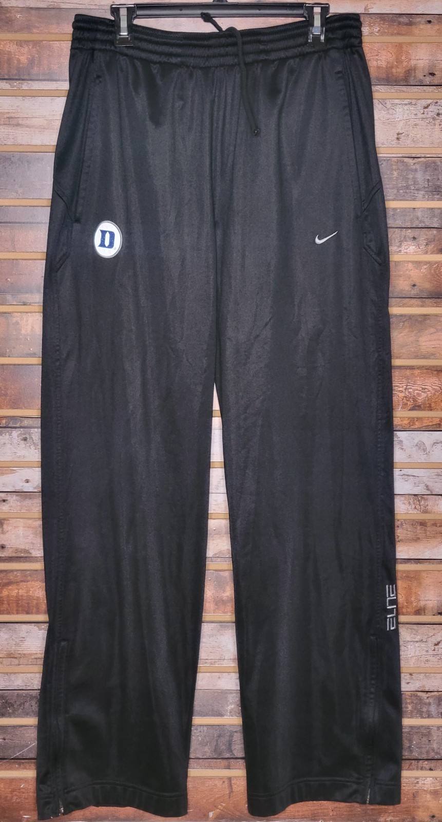Vintage Team Nike Elite Duke Blue Devils Warmup Pants Size XL
