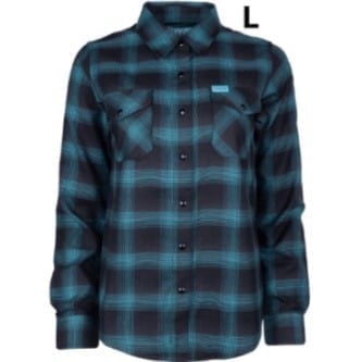 DIXXON Flannel x SXS Addicts TRIXIE Collab Women's Flannel Shirt L