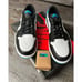 Jordan 1 Retro Low OG Black Dark Powder Blue Size 10.5- CZ0790-104