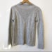 White House Black Market Wool Blend Open Knit Grey Sweater Women's Size Small