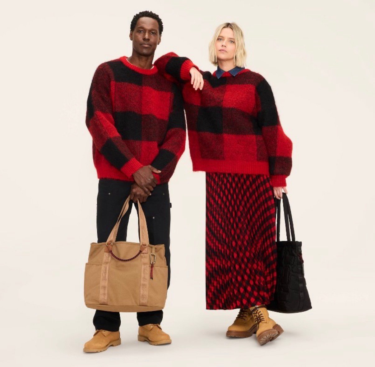 Woolrich x Target Adult Buffalo Check Pullover Sweater