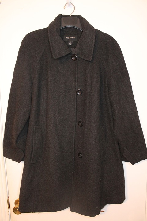 London Fog 80% Wool Coat 1X