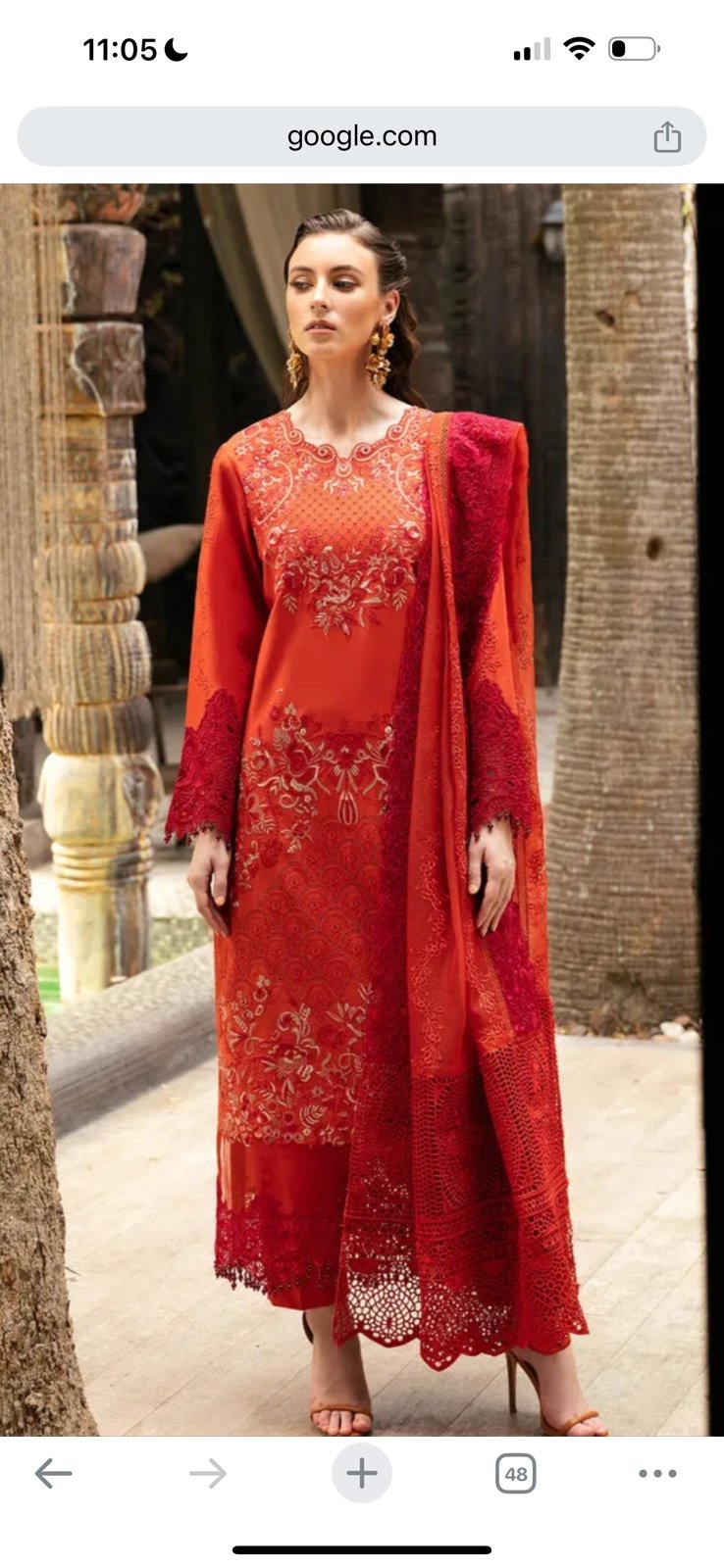 New 3 piece Pakistani party dress