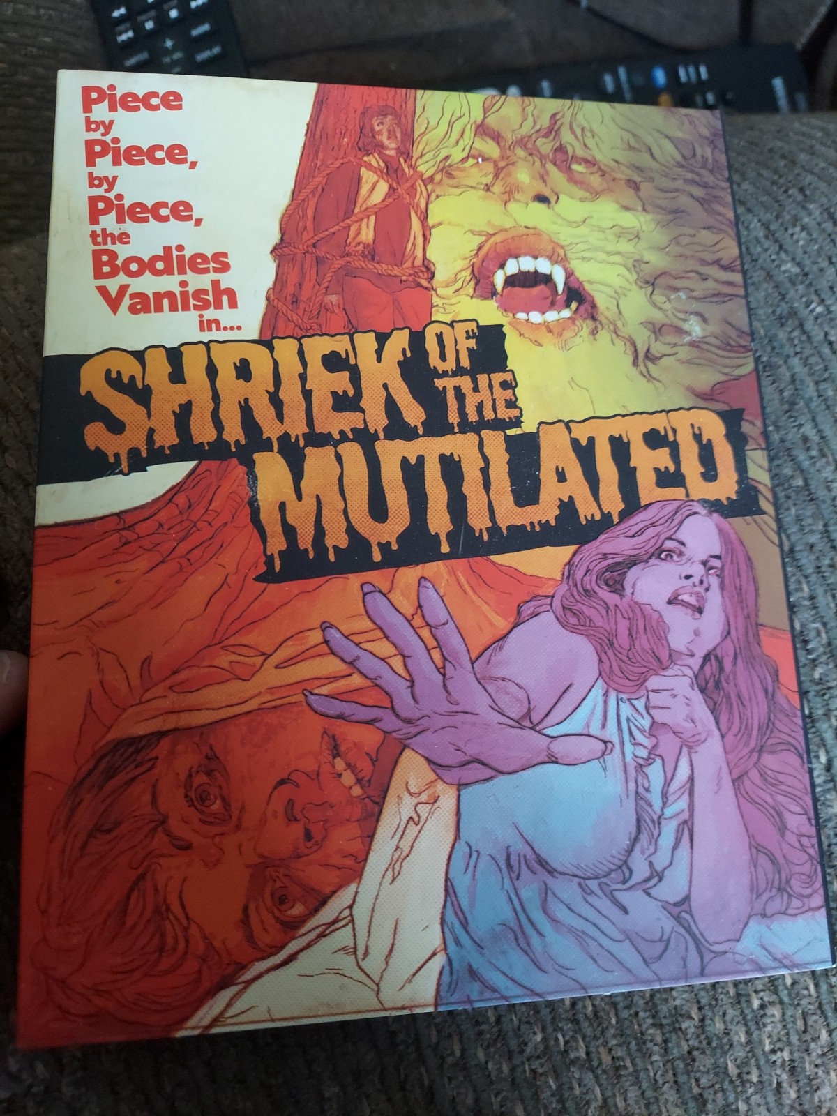 Shriek of the Mutilated (Blu-ray, 1974) Vinegar Syndrome with rare slipcover.