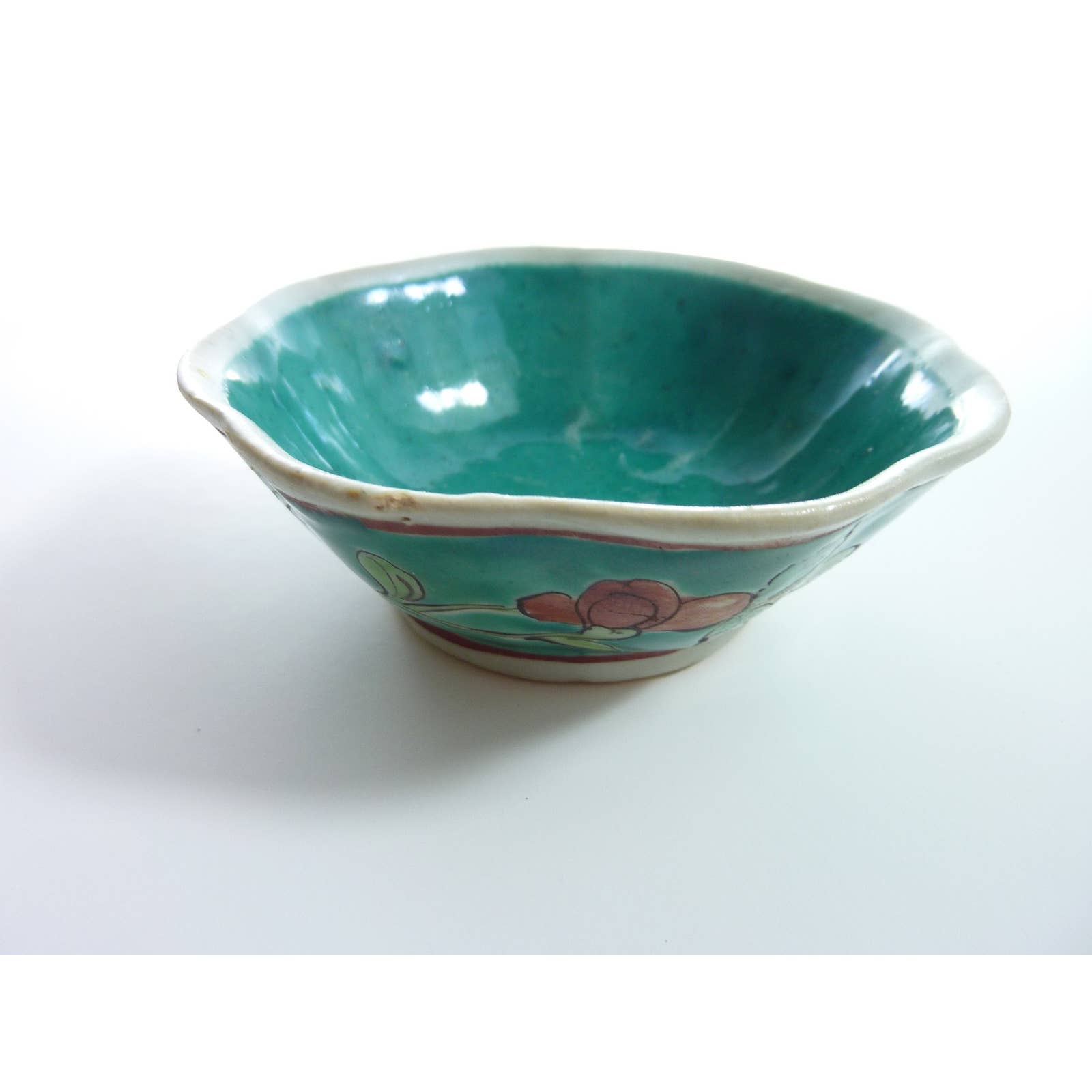 Antique Chinese Ceramic Bowl Blue 4 wide