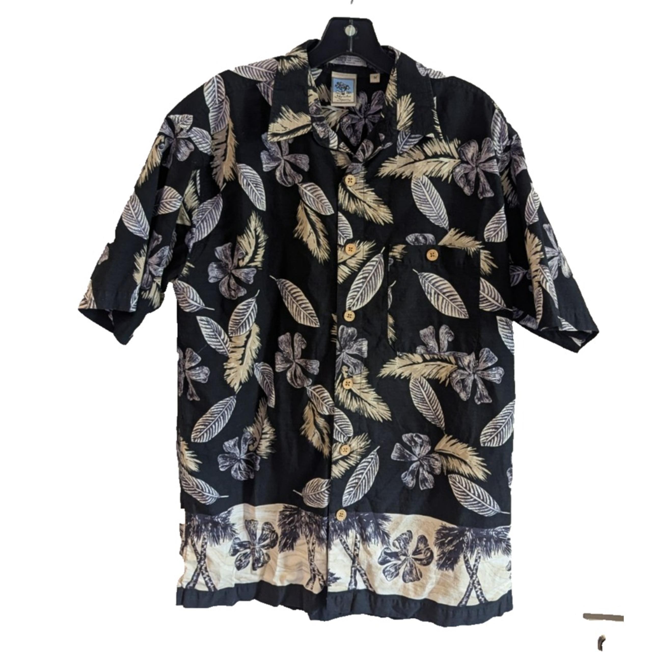 VINTAGE Gotcha Sports Short Sleeve Button Up Shirt 80s 90s Graffiti Mens Medium