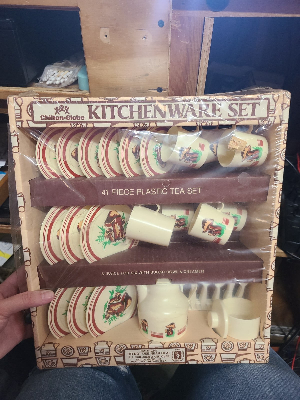 Vintage Mushroom Tea set