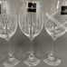 Royal Doulton Cystal Party Wine Glass Glasses Squares Etched Lines Clear - 3
