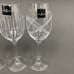 Royal Doulton Cystal Party Wine Glass Glasses Squares Etched Lines Clear - 3