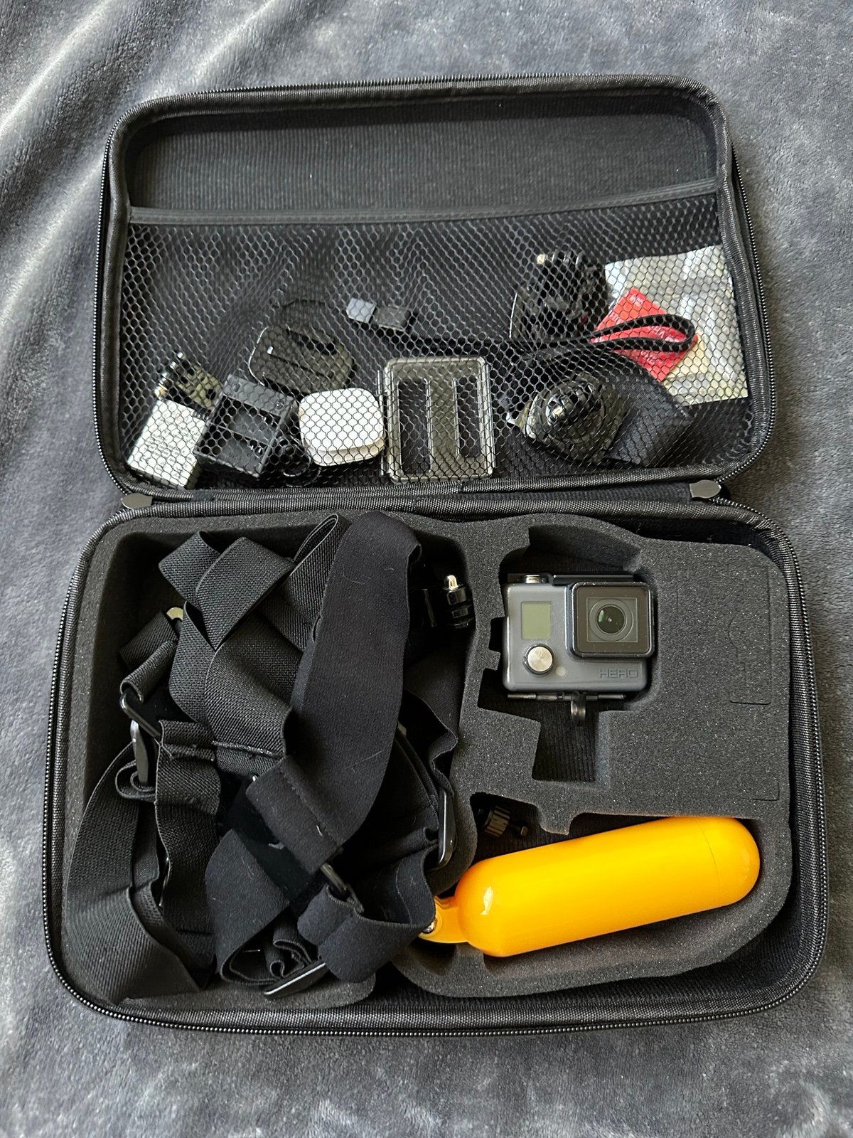 GoPro hero with waterproof case