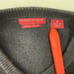 American Blue Himalayan Yak Sweater Mens Small Gray Black Argyle V-Neck Pullover