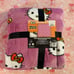 Hello Kitty Candy Corn Blanket Full Queen Sanrio Throw 90x90