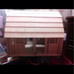 Miniature wooden horse barn with stables Now with 4 Horses !!