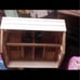 Miniature wooden horse barn with stables Now with 4 Horses !!