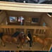 Miniature wooden horse barn with stables Now with 4 Horses !!