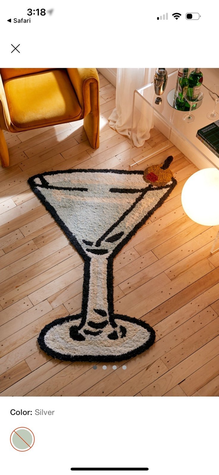 XL Martini Tufted Rug