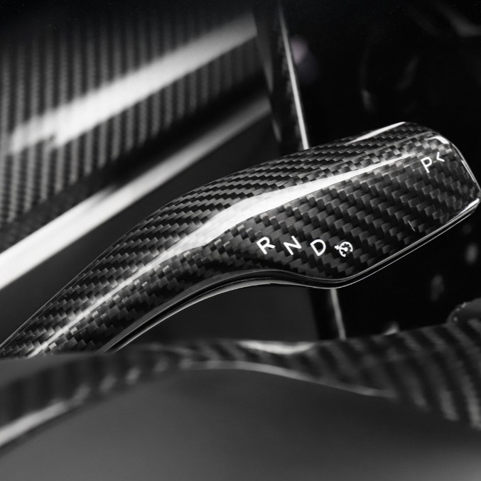 NEW Tesla Model 3 & Y Real Carbon Fiber Steering Wheel Paddle Shift Trim Cover